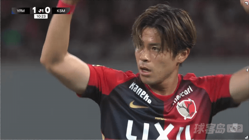 11'莱奥破门! 横滨水手 1- 1鹿岛鹿角
