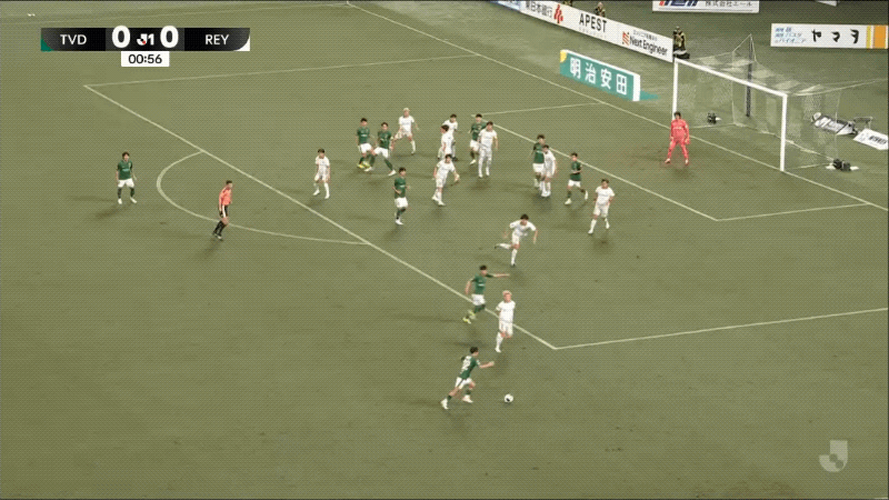 2'林尚辉破门! 东京绿茵 1- 0柏太阳神