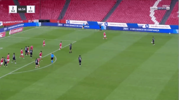 67'克洛维斯破门! 本菲卡 2- 2维塞乌