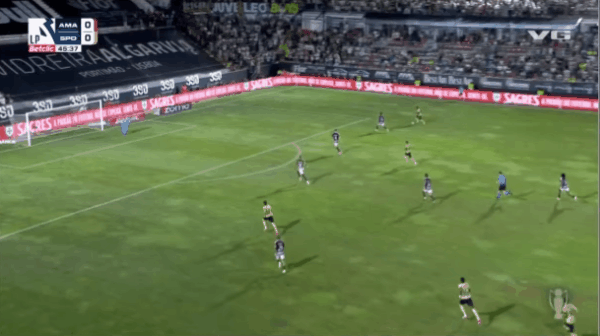 46'萨拉萨尔破门! 阿马多拉之星 0- 1里斯本竞技