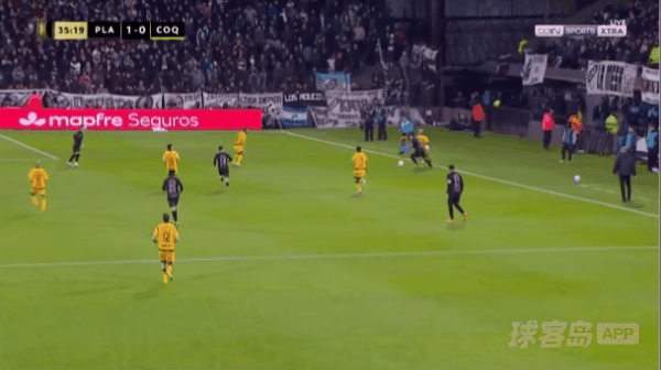 35'希门尼斯破门! 普拉腾斯 1- 0科金博