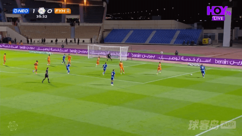 36'本拉赫马破门! 新未来城体育 2- 0费哈