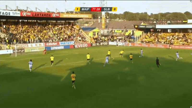 78'卡马拉破门! 米亚尔比 1- 1布拉迪斯拉发