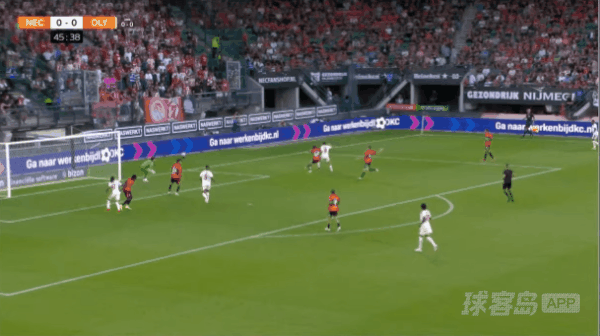 46'卡比破门! 奈梅亨 0- 1奥林匹亚科斯