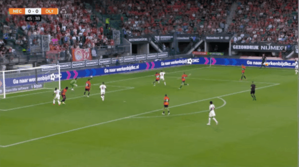 46'卡比破门! 奈梅亨 0- 1奥林匹亚科斯