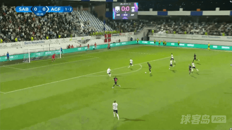 59'西米奇破门! 萨巴赫 1- 0奥胡斯