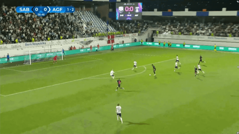 59'西米奇破门! 萨巴赫 1- 0奥胡斯