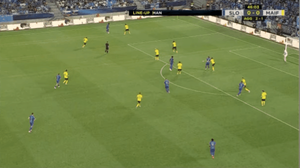 47'卡马拉破门! 布拉迪斯拉发 1- 0米亚尔比