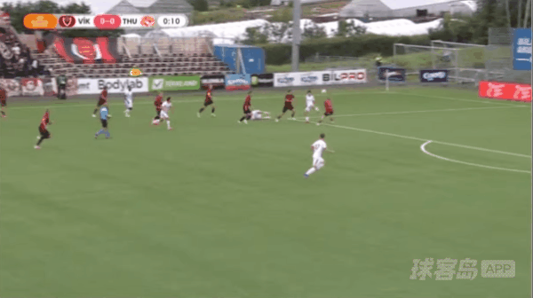 10'法尔破门! 维京古尔 0- 1图恩
