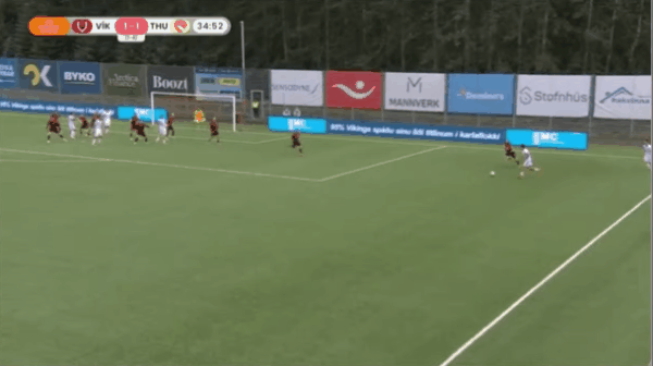 35'拉博破门! 维京古尔 1- 2图恩