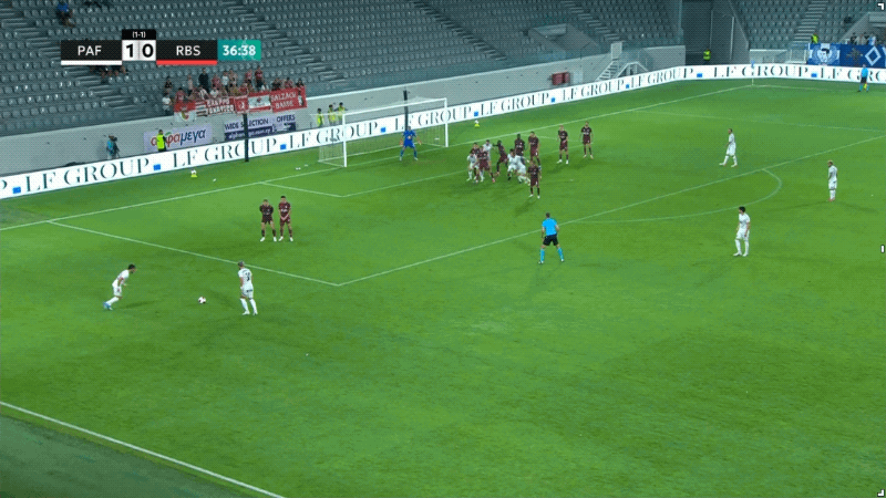 37'比尔破门! 帕佛斯FC 2- 0萨尔茨堡