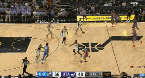 NBA夏联战报：琼斯21+7&吉昂20分 洛夫顿18分 雷霆98-75爵士