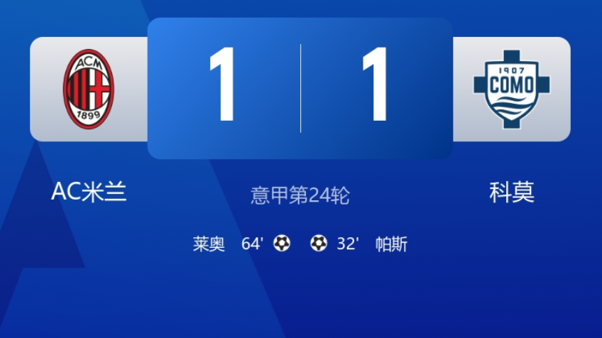 早报：国米不敌闪耀哥，阿森纳&马竞遭绝平
