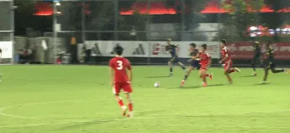明日之星90分钟战报李文博头球绝平,上海2比2阿森纳