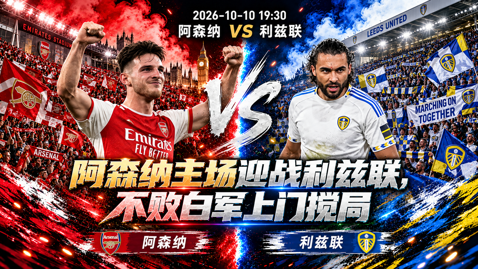 球客岛今日竞猜：阿森纳VS利兹联