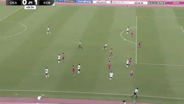 日职联战报大迫勇也双响图勒破门神户三比零冈山