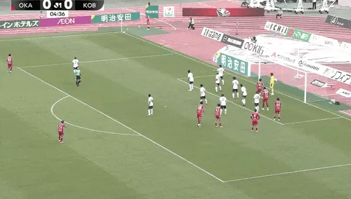 日职联战报大迫勇也双响图勒破门神户三比零冈山