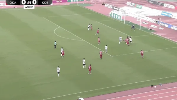 日职联战报大迫勇也双响图勒破门神户三比零冈山