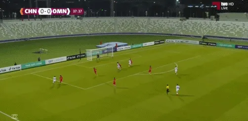 U17海湾杯半场国少2比0阿曼刘凯源点射